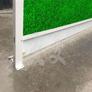 杰交施工围挡在化工厂周边的耐酸碱方案，定制厂家有专用材质吗